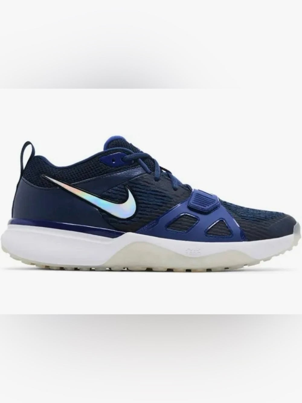 Nike Air Zoom Diamond Elite Turf Baseball Shoes Size 12.5 Blue White Fn7226-401